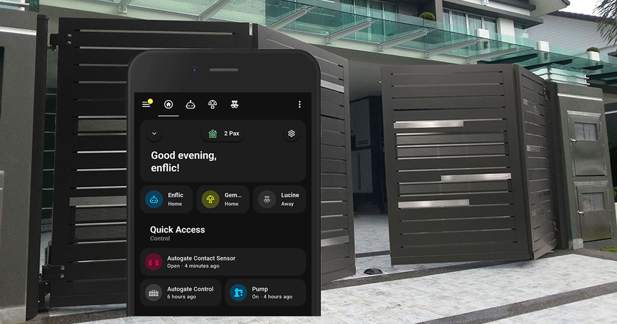 Smart Home Autogate App Control